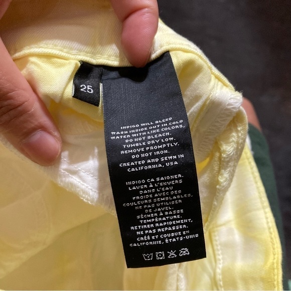 J Brand Jeans “Limoncello” tie dyed mid rise capri skinny pants Size 25 GUC - Picture 13 of 13